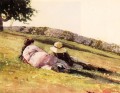 auf dem Hügel Realismus Maler Winslow Homer